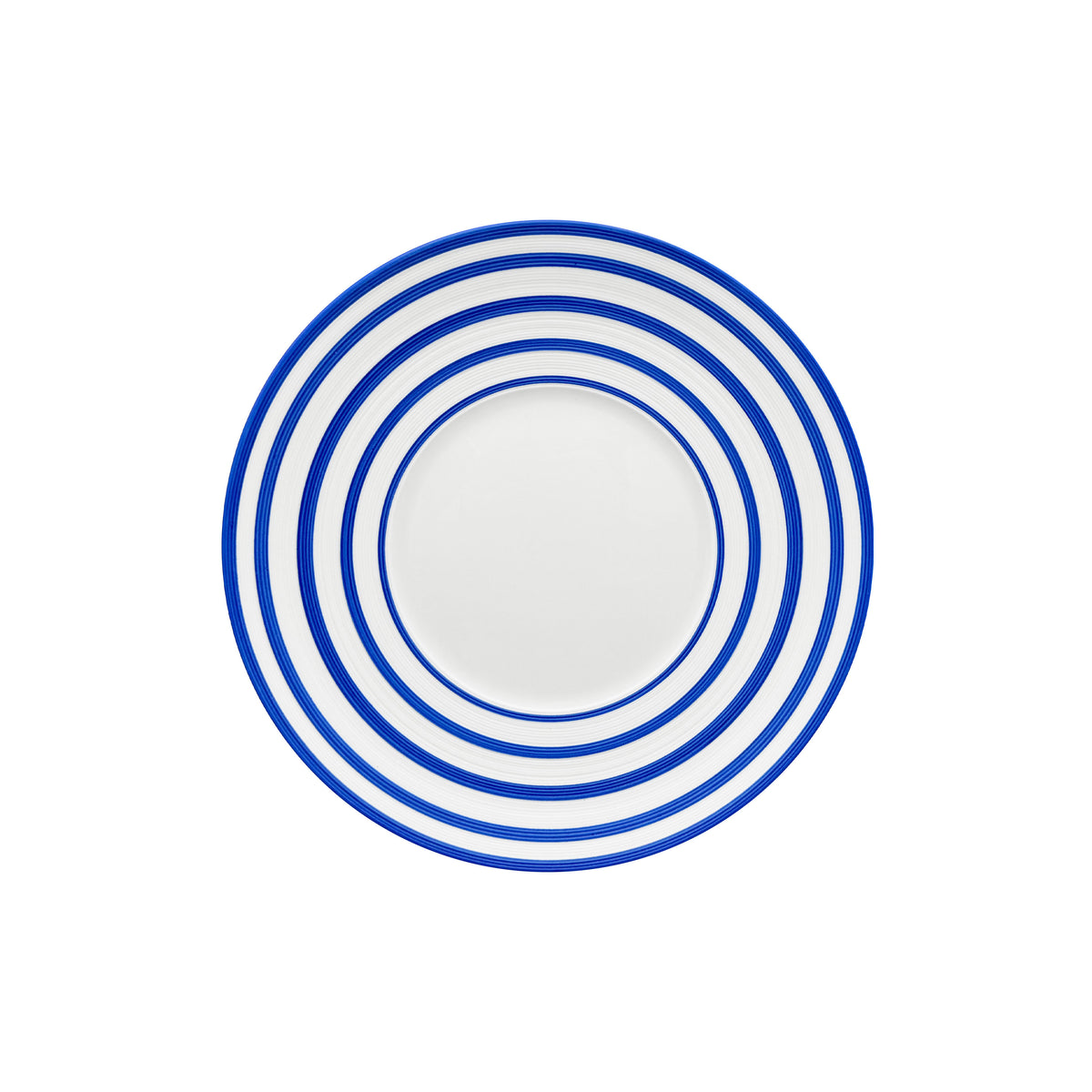 HEMISPHERE Striped Royal Blue - Dessert plate