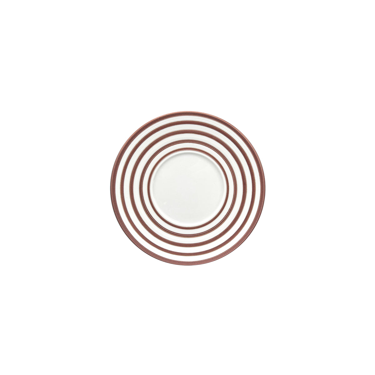 HEMISPHERE Rayé Violet Métallique - Assiette à pain