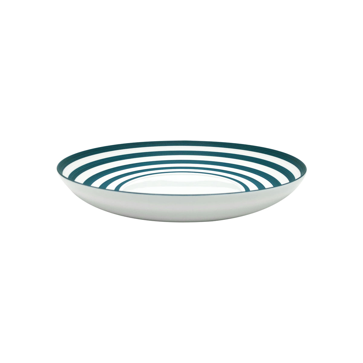 Persian Blue Striped HEMISPHERE - Pasta plate MM