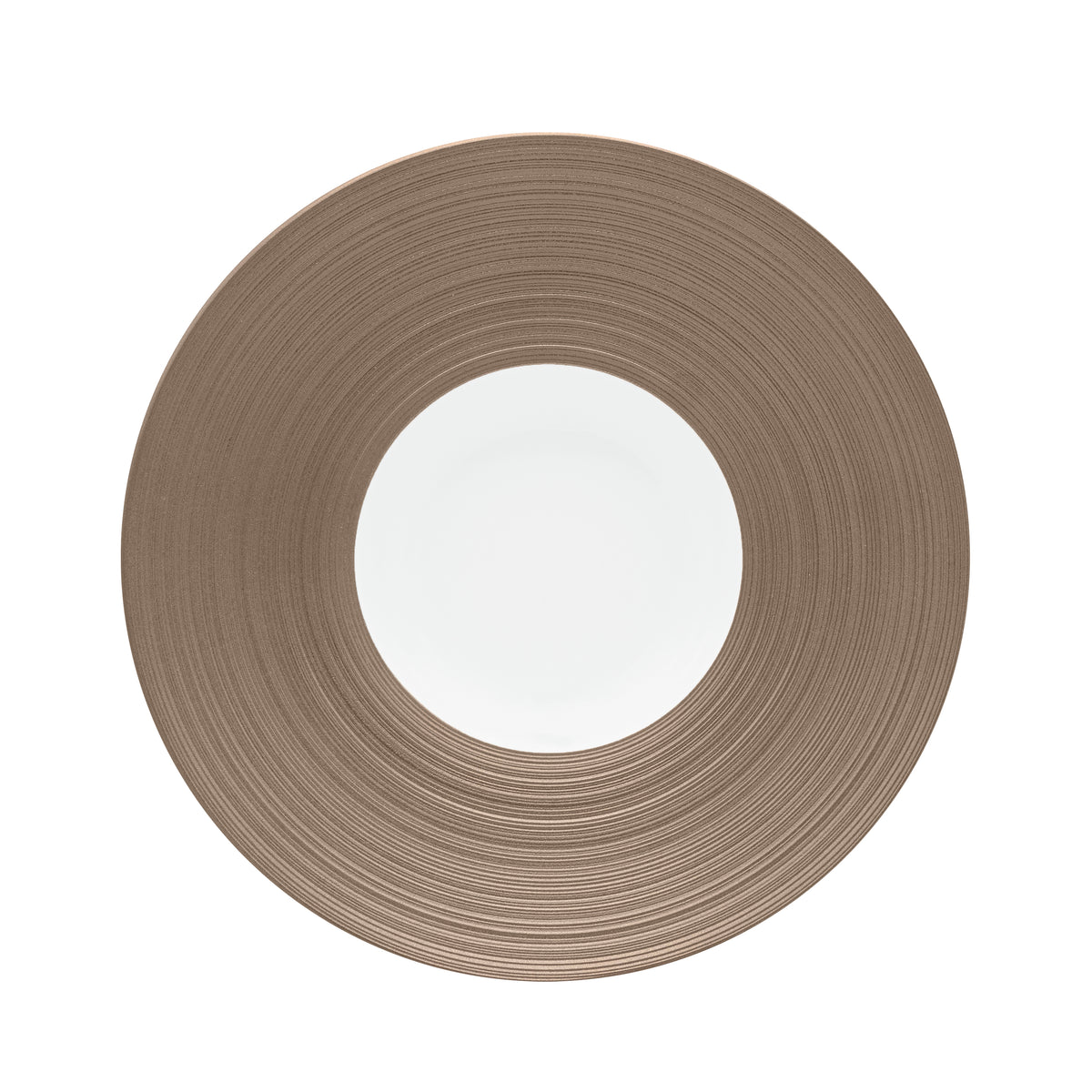 HEMISPHERE Metallic Grey - Rim soup plate, large