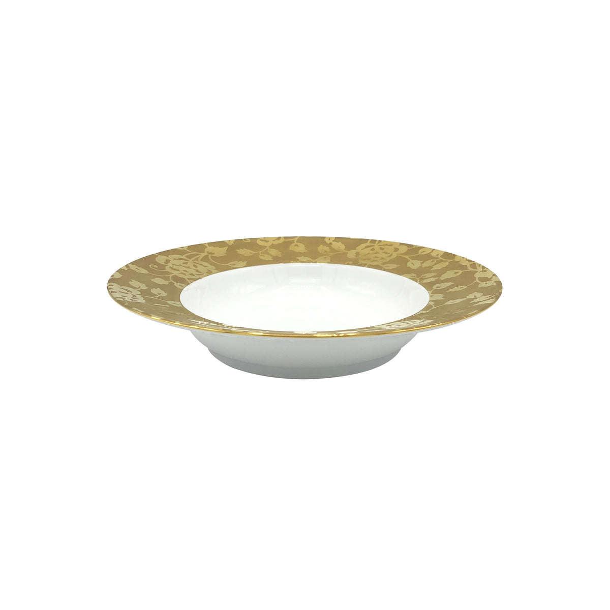 CHARDONS Gold inlay - Rim soup plate MM