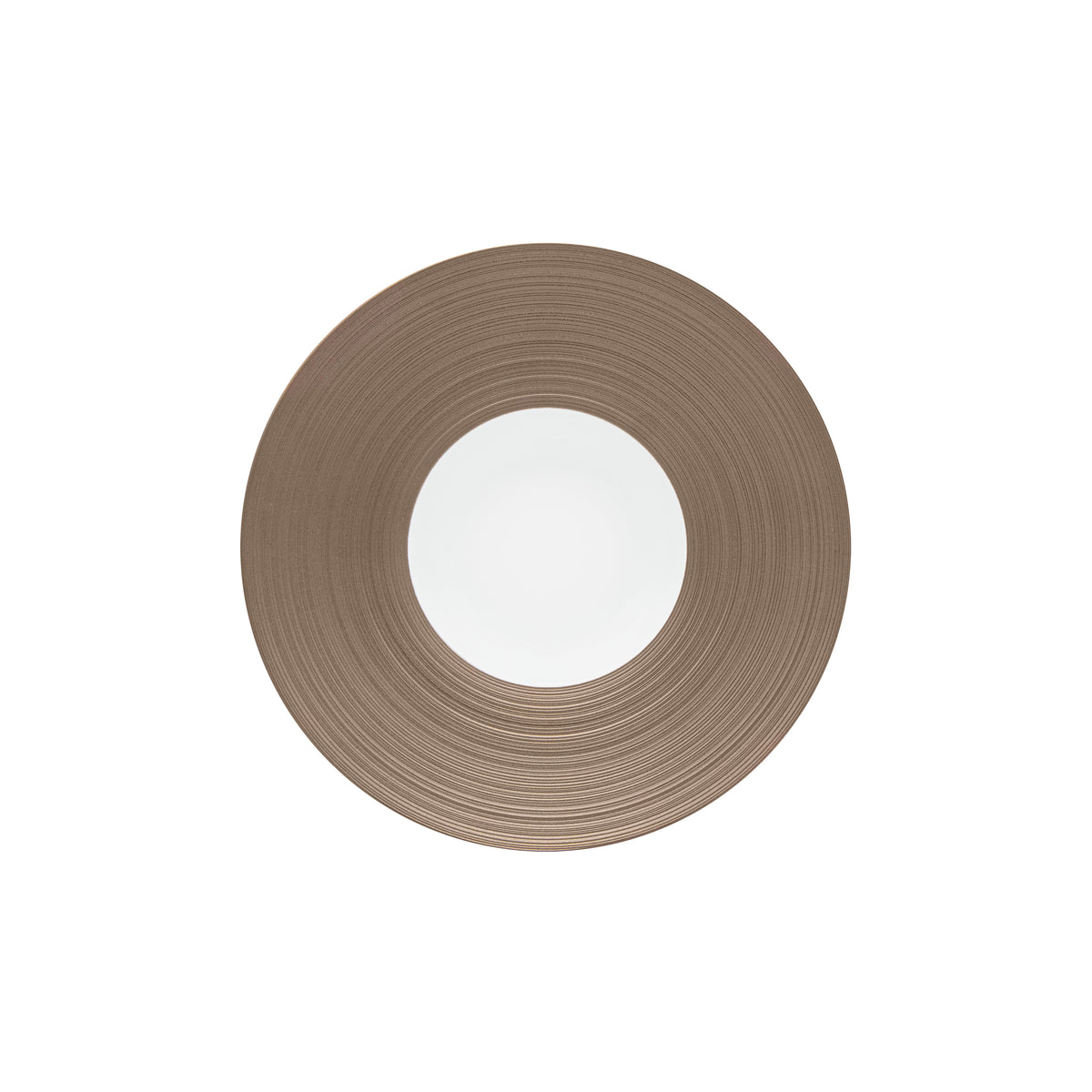 HEMISPHERE Metallic Grey - Soup plate with wing PM