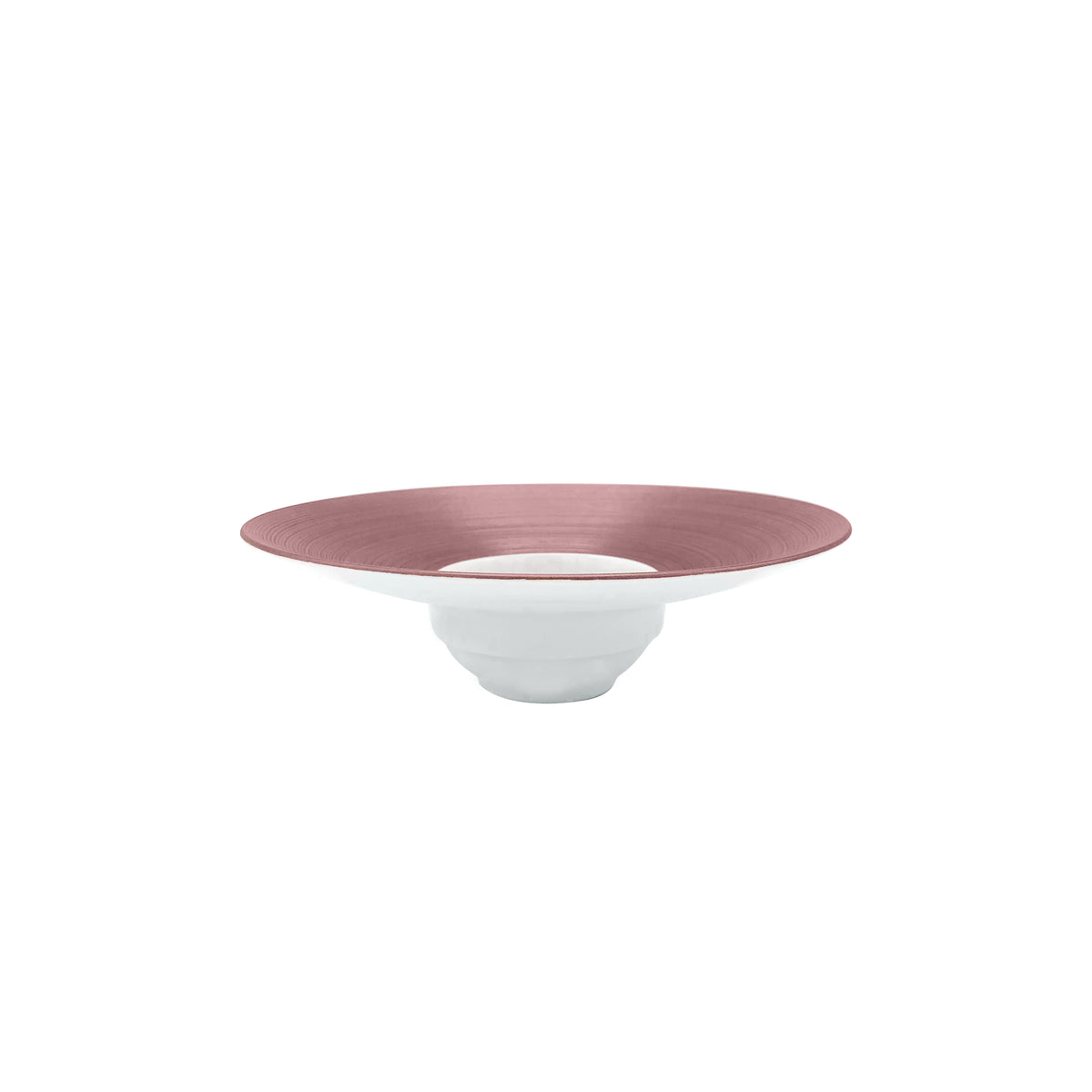 HEMISPHERE Violet Métallique - Rim soup plate PM