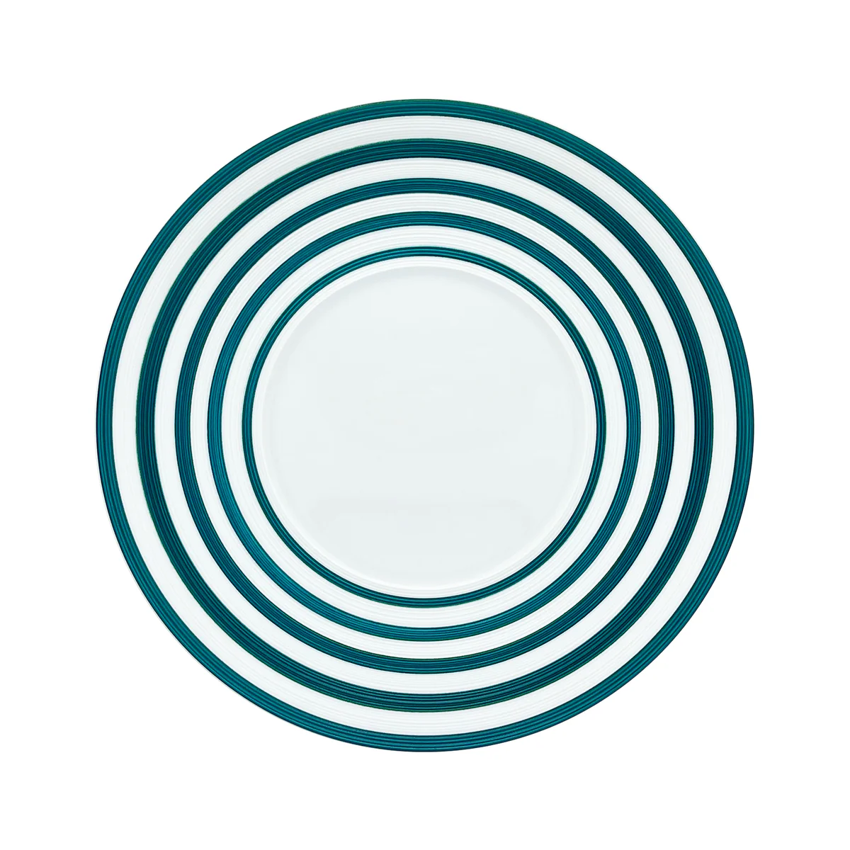 HEMISPHERE Rayé Bleu Persan - Assiette plate