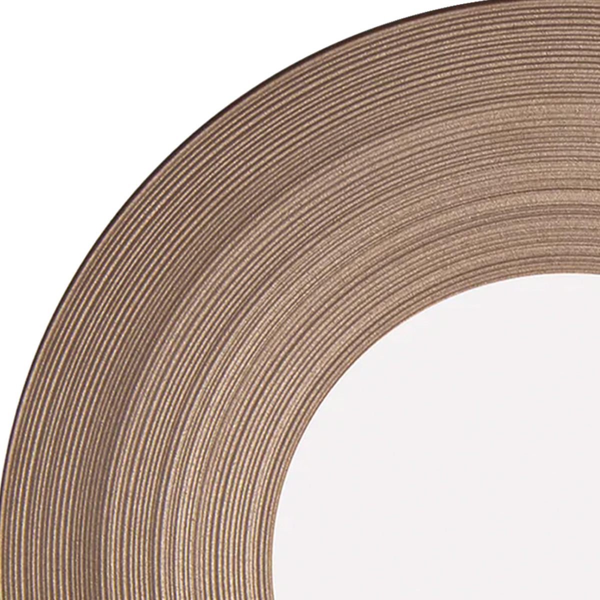 HEMISPHERE Metallic Grey - Charger plate