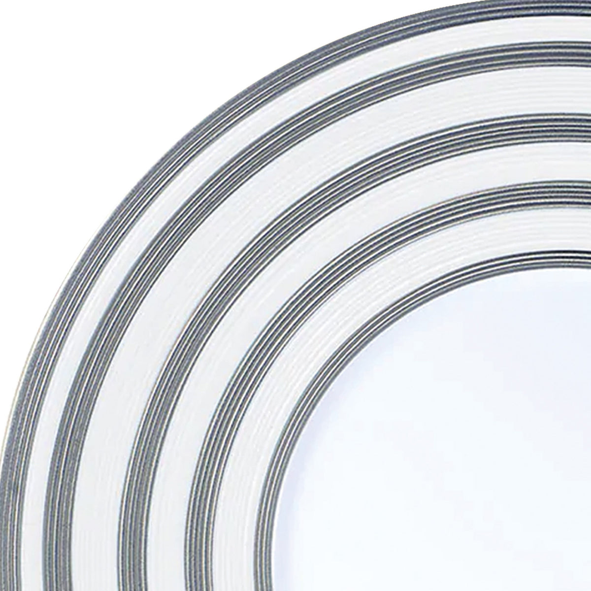 HEMISPHERE Platinum stripes- Charger plate