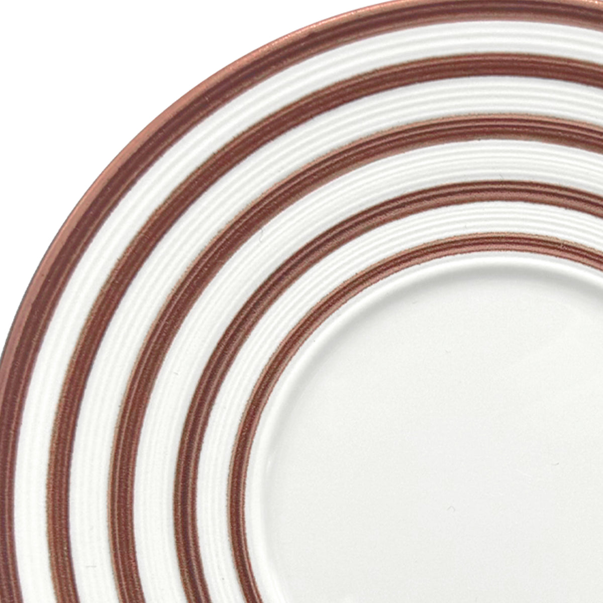 HEMISPHERE Rayé Violet Métallique - Assiette à pain