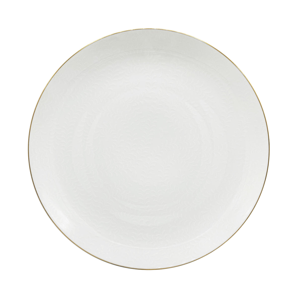 ARJUNA Blanc Filet Or - Plat plat maxi