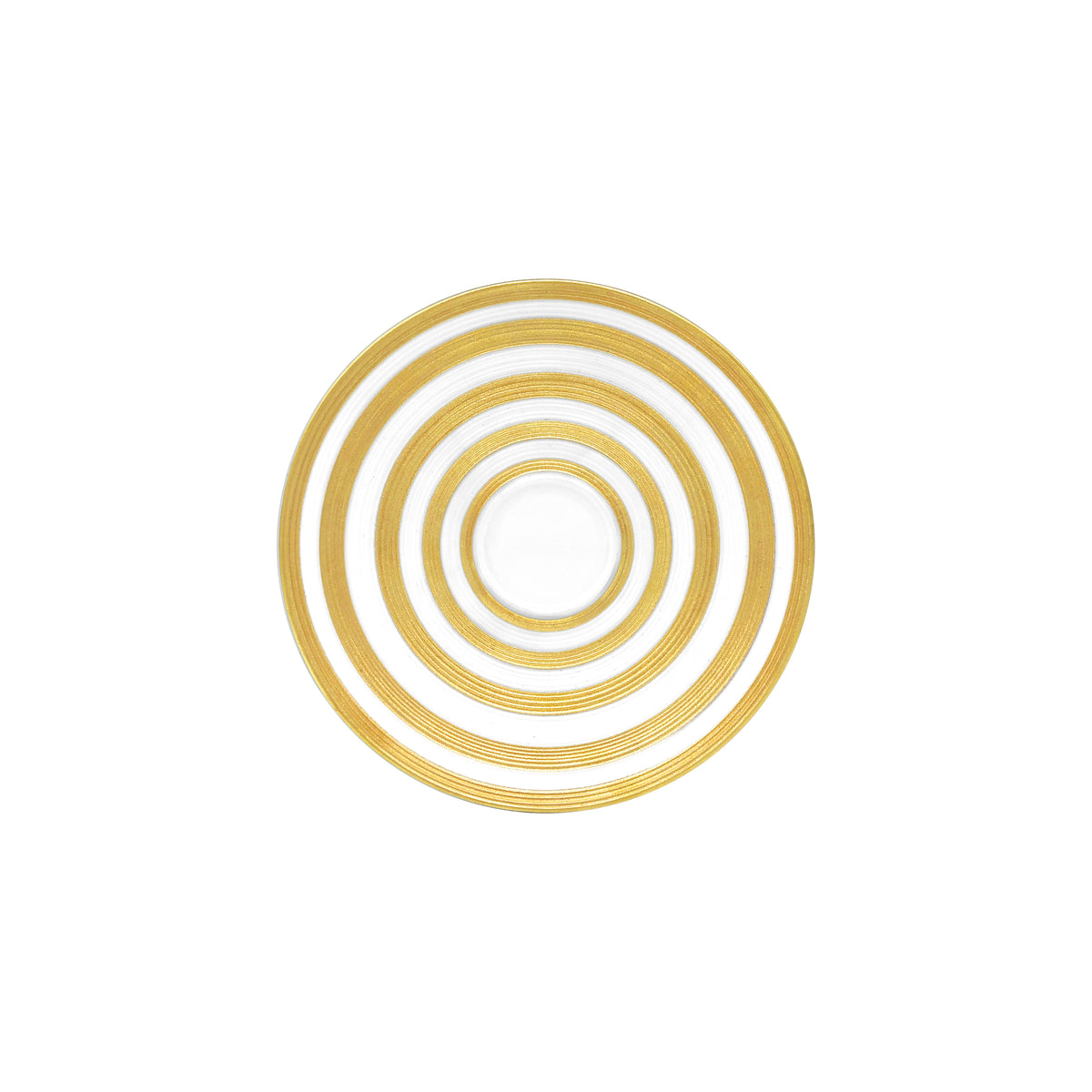 HEMISPHERE Gold stripes - Coffee set (cup & saucer)