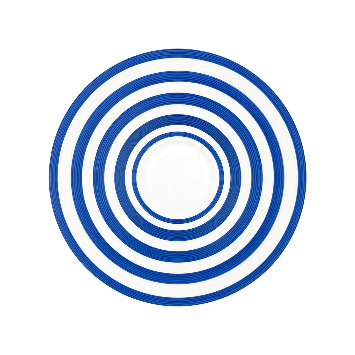 HEMISPHERE Striped Royal Blue - Breakfast set (cup & saucer)