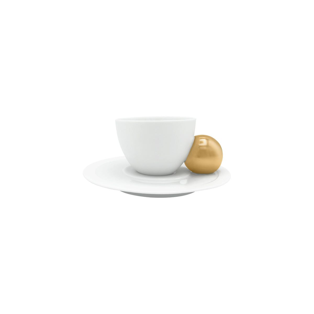 Rêve by Thomas Bastide - Boxed set of two coffee cups & gold saucers