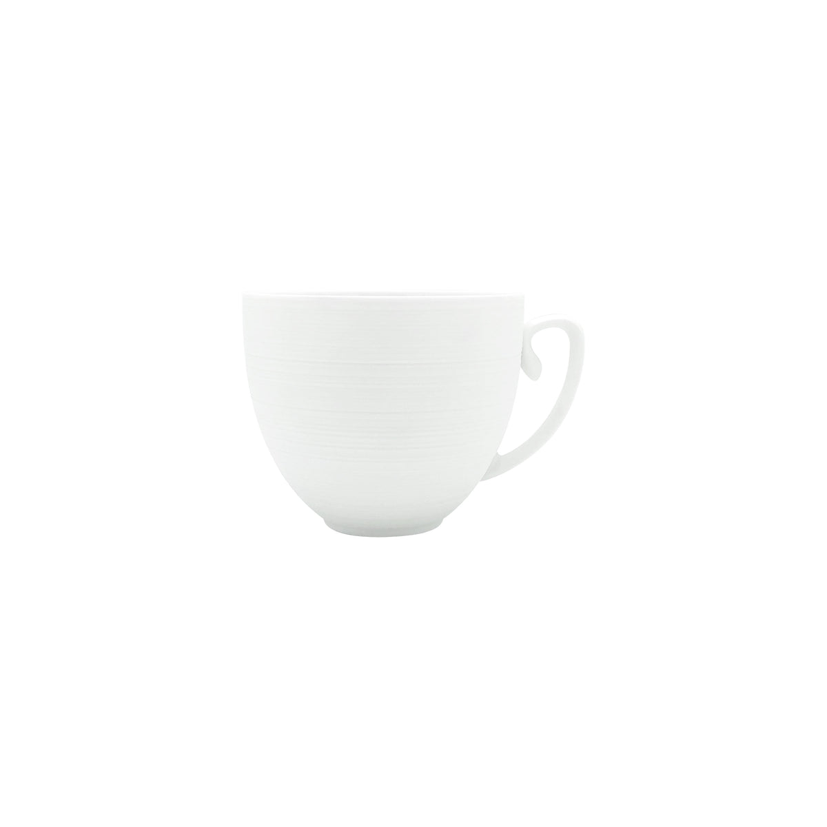 HEMISPHERE White Satin - Cappuccino cup & saucer