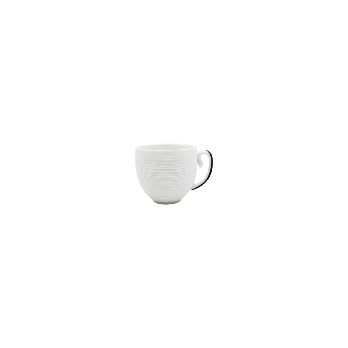 HEMISPHERE Rayé Sépia - Tasse moka & soucoupe