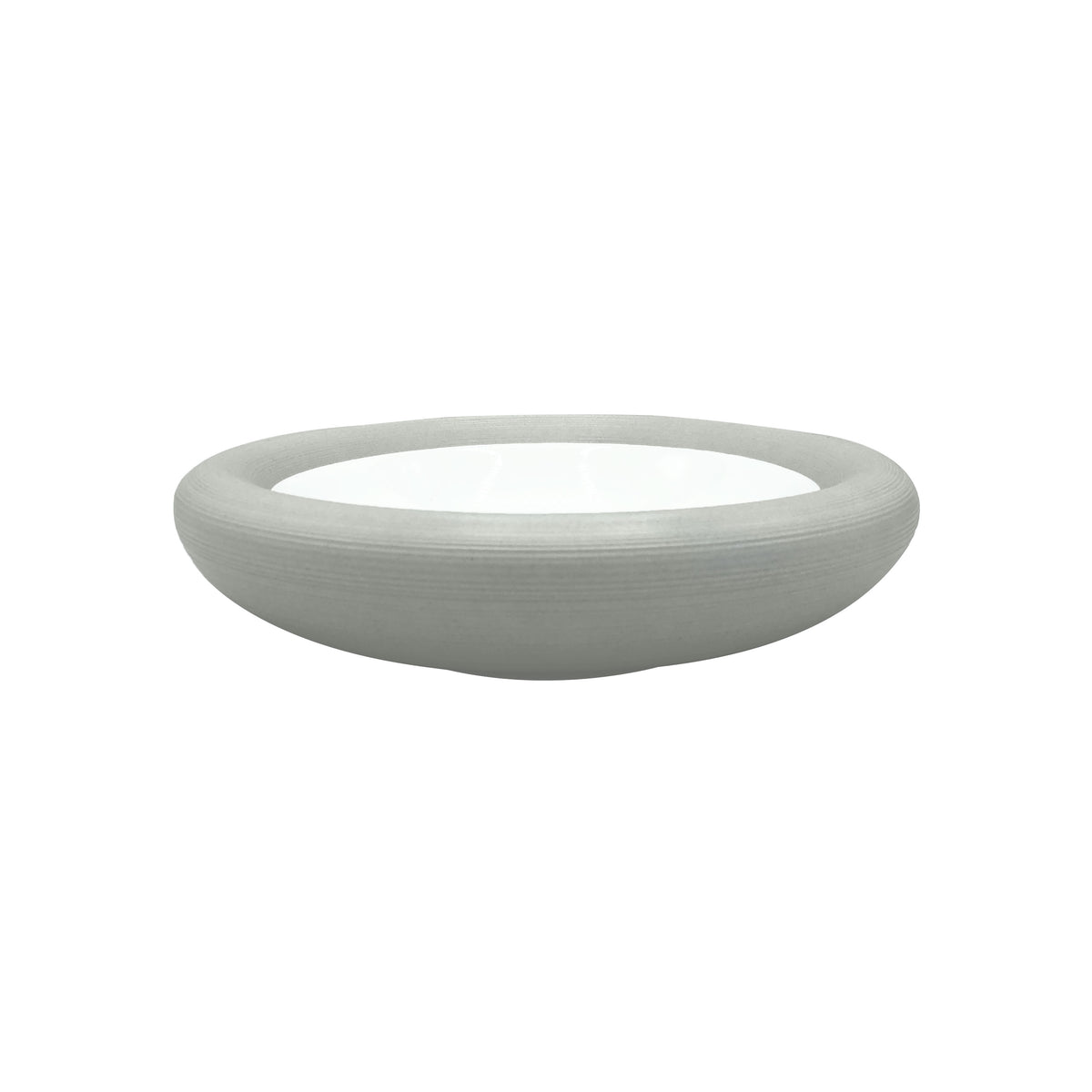 HEMISPHERE Grey - Bubble soup plate