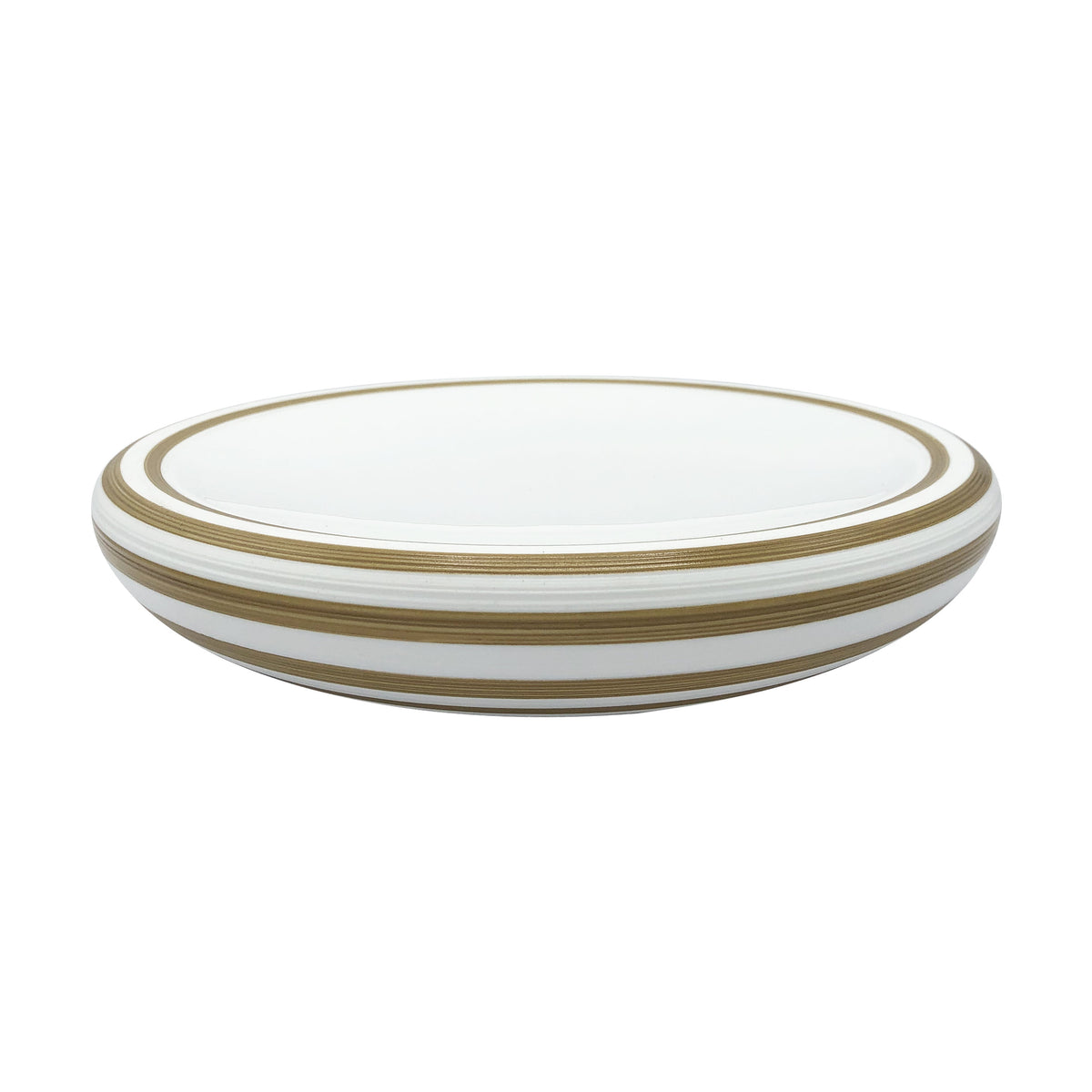 HEMISPHERE Rayé Cuivré - Assiette plate Bubble