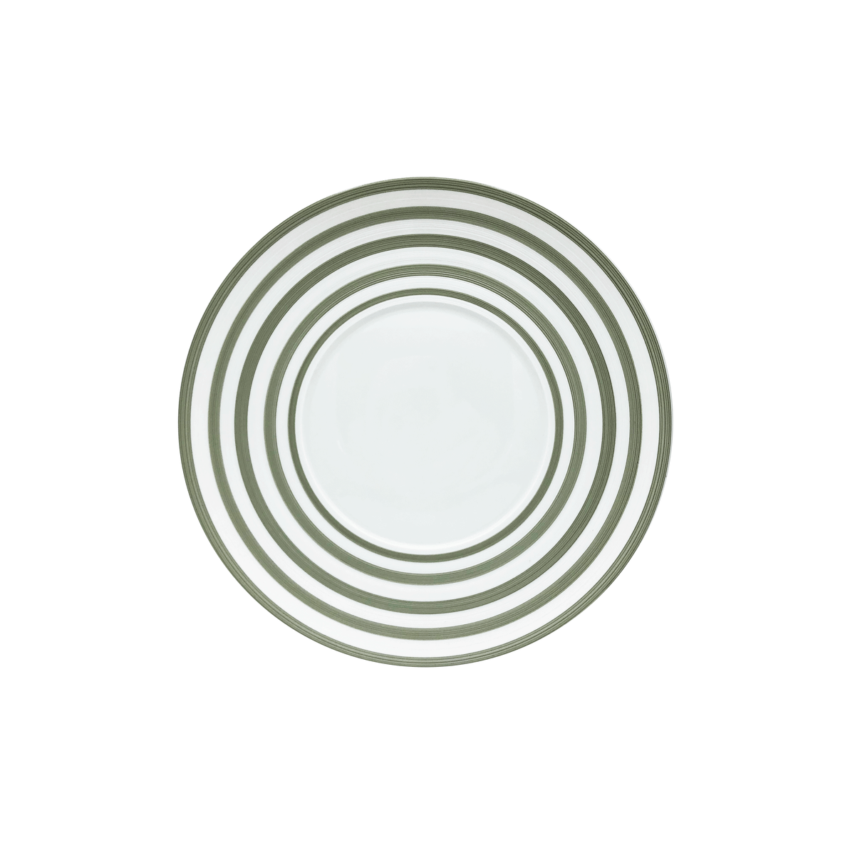 HEMISPHERE Rayé Vert Kaki - Assiette plate