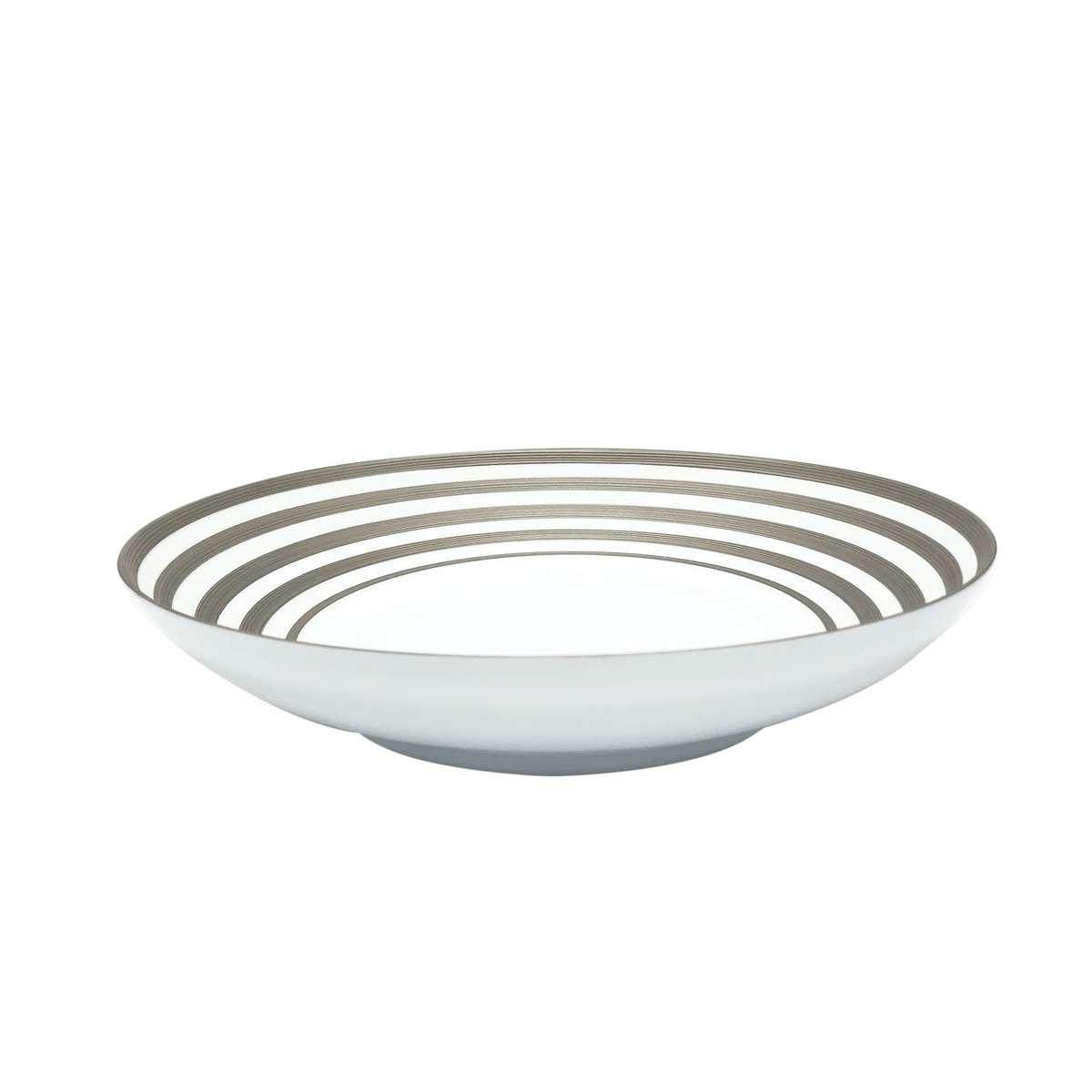 HEMISPHERE Rayé Platine - Plat creux