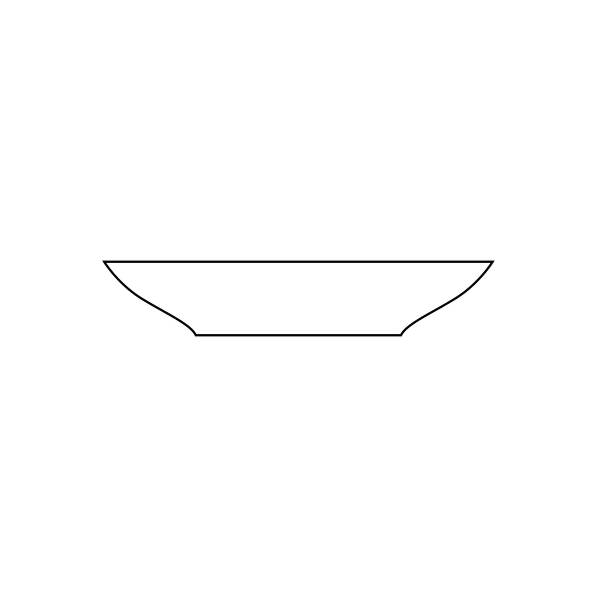 HEMISPHERE White Satin - Pasta plate MM