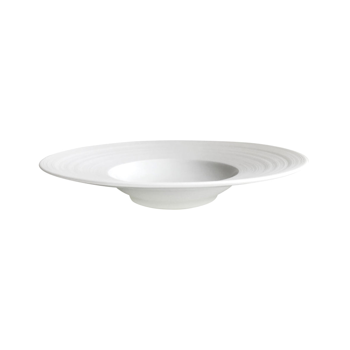 HEMISPHERE White Satin - JDC rim soup plate