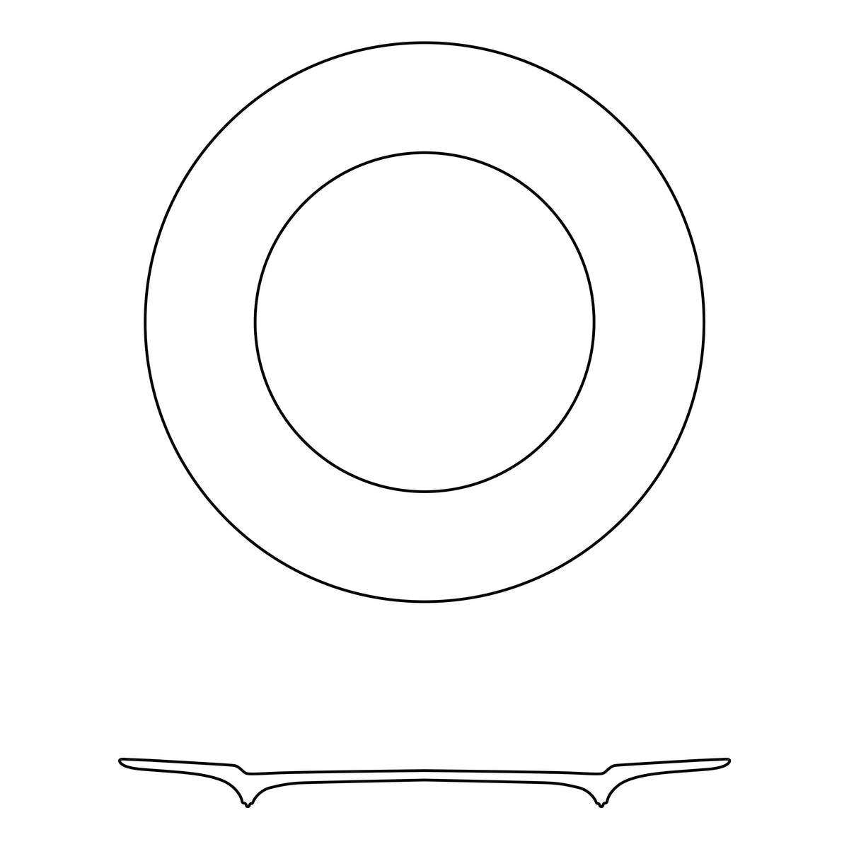 TURBULENCE - Dessert plate