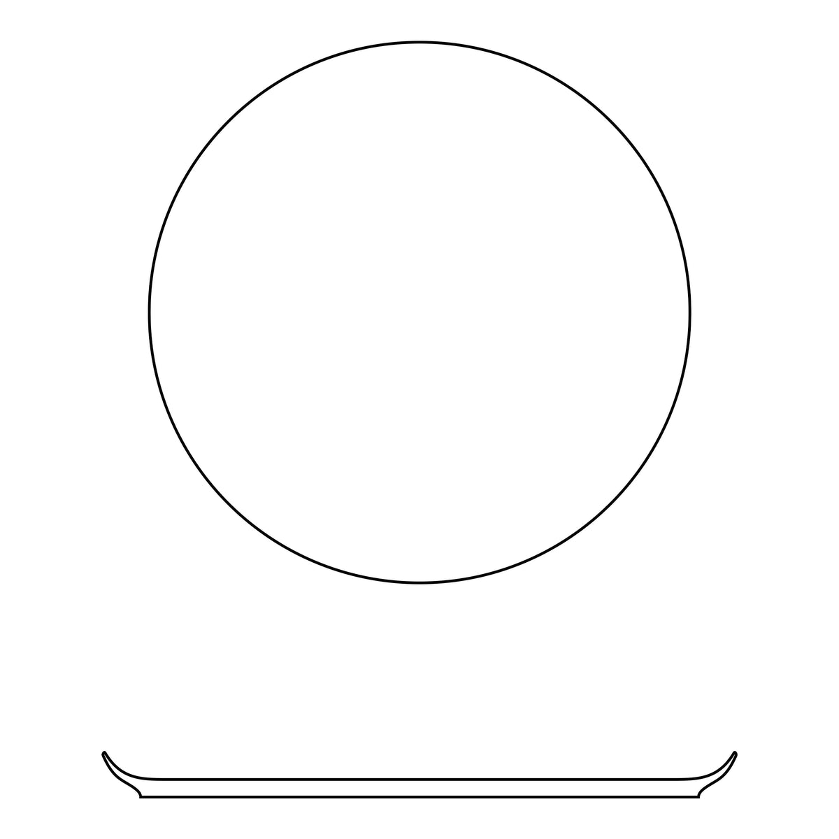 BORA BORA - Dinner plate, Slim