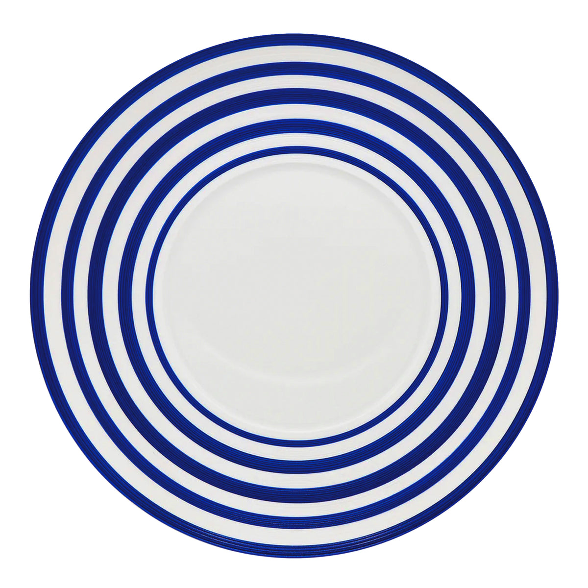 HEMISPHERE Striped Royal Blue - Charger plate