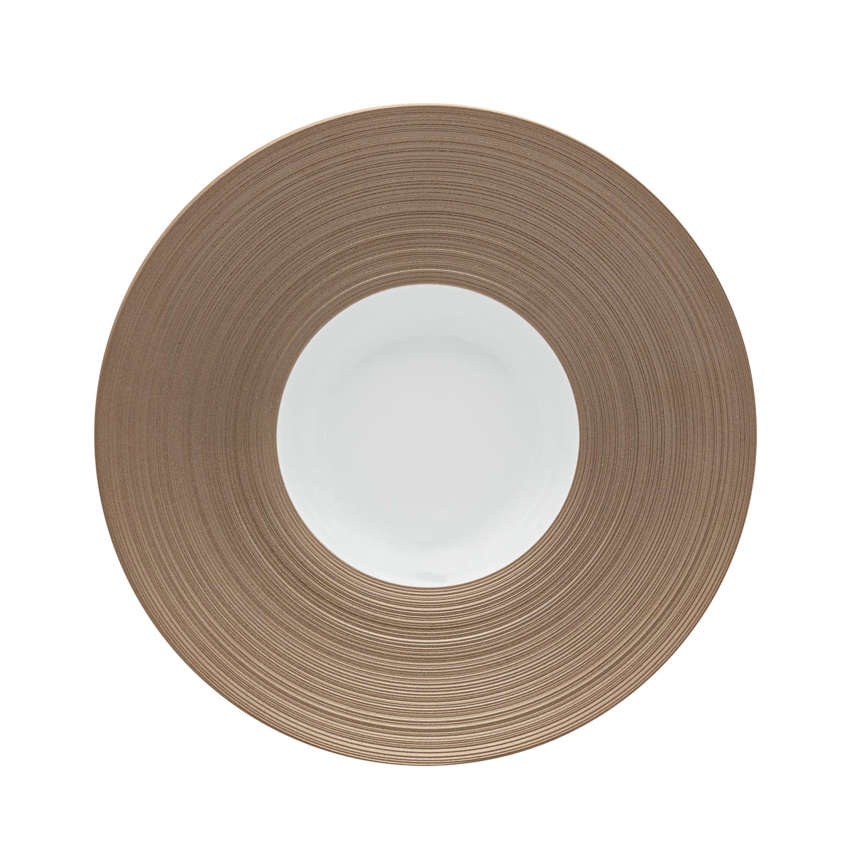 HEMISPHERE Metallic Grey - Rim soup plate, large