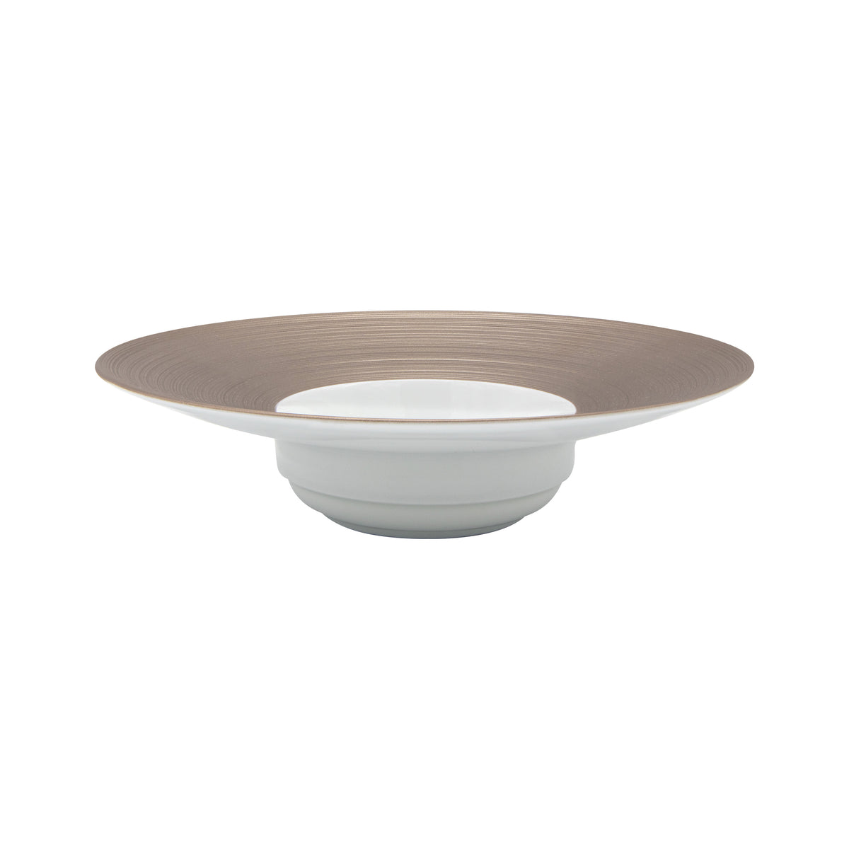 HEMISPHERE Metallic Grey - Rim soup plate, large