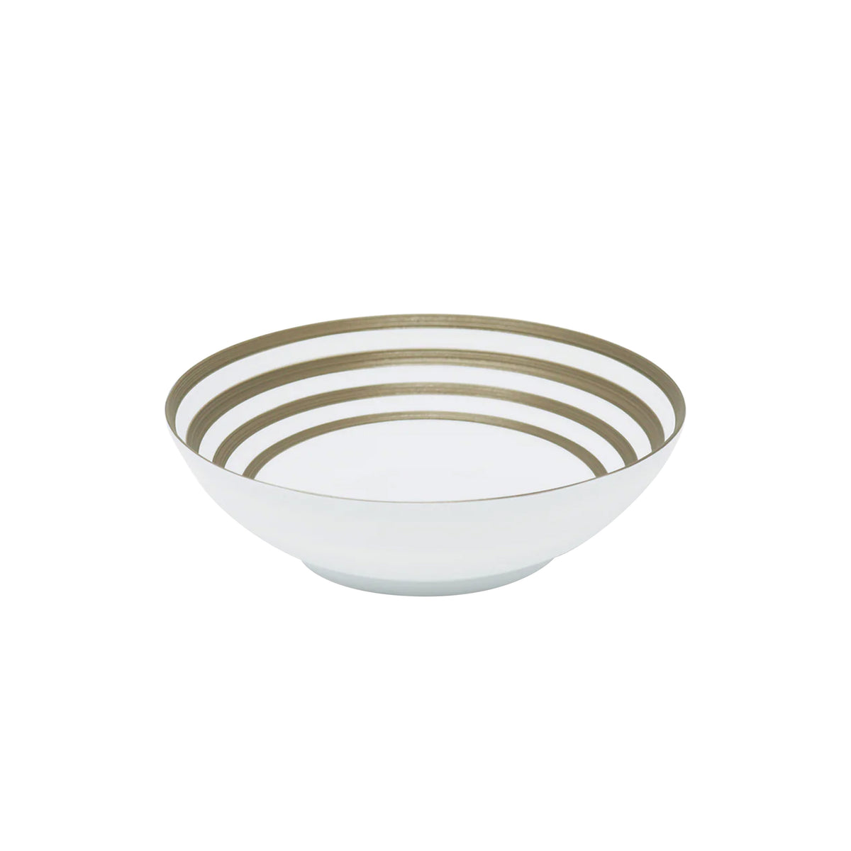 HEMISPHERE Striped Grey Metallic - Salad Bowl PM