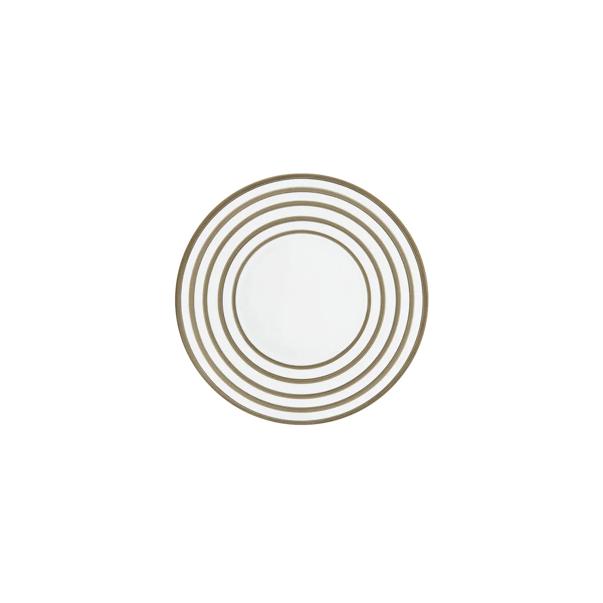 HEMISPHERE Striped Grey Metallic - Bread plate