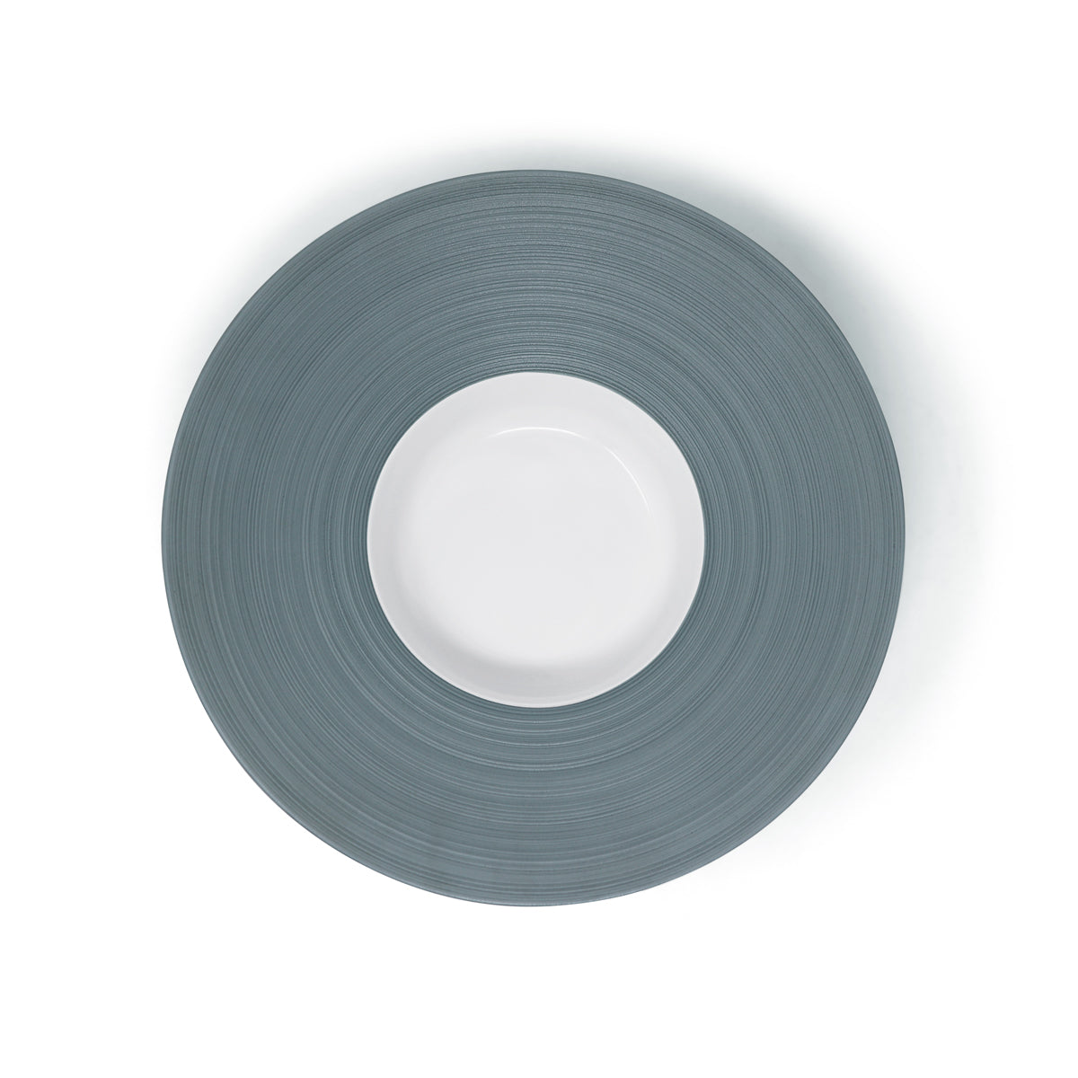 HEMISPHERE Storm Blue - Flat dish with wing