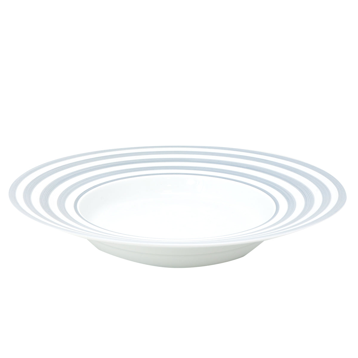 HEMISPHERE Storm Blue Striped - Rim soup plate, large