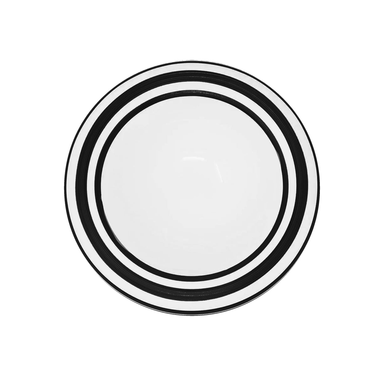 HEMISPHERE Black Striped Bakelite - Bubble 11 cm