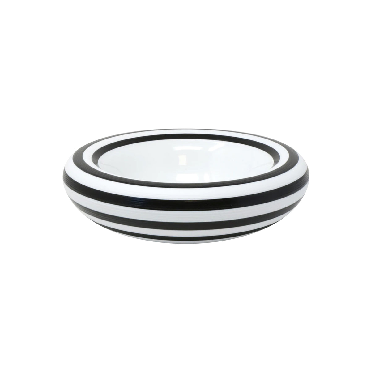HEMISPHERE Black Striped Bakelite - Bubble 11 cm