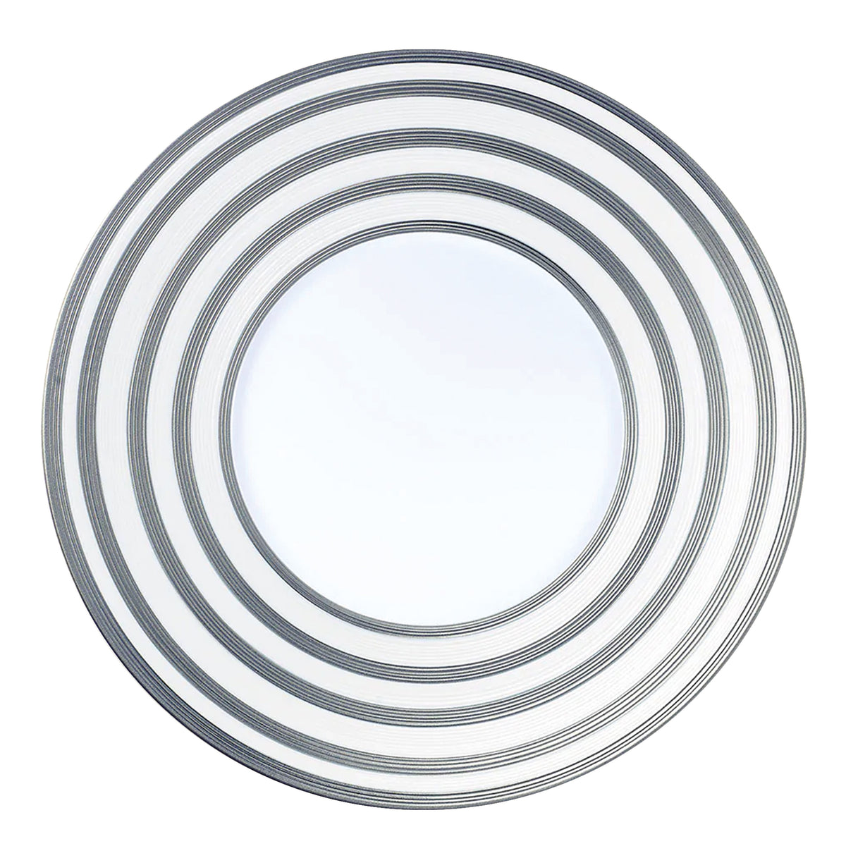 HEMISPHERE Platinum stripes- Charger plate