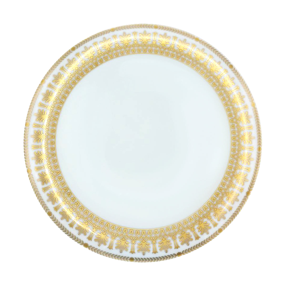 Gold EMPIRE - Flat round dish, medium