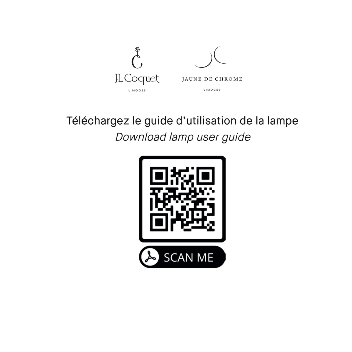 HEMISPHERE Satin White - Lamp on gold base