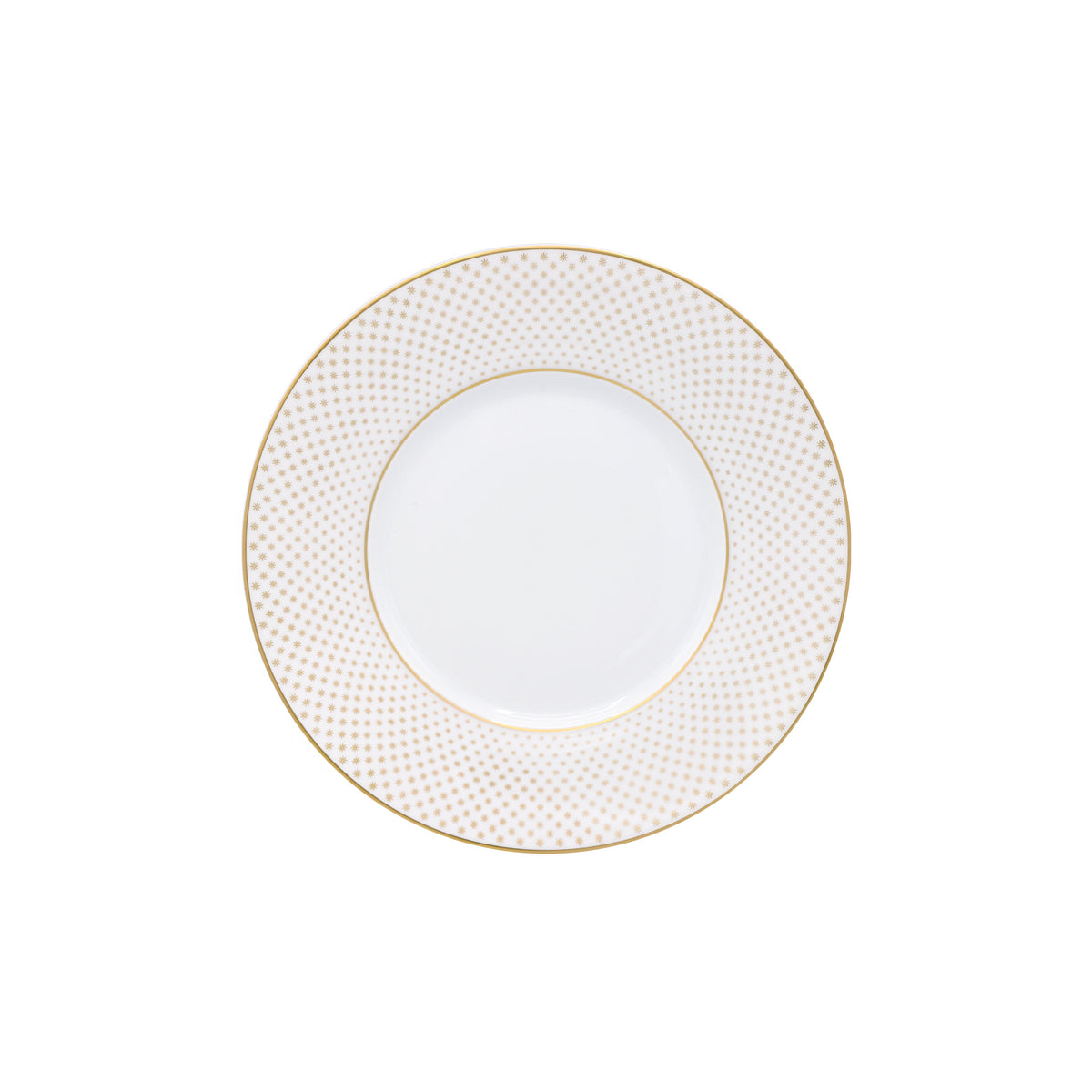 ROSACE Gold - Dessert plate