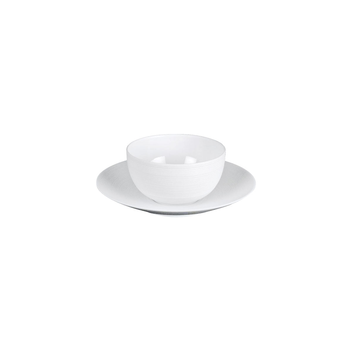HEMISPHERE White Satin - Gravy boat & Tray