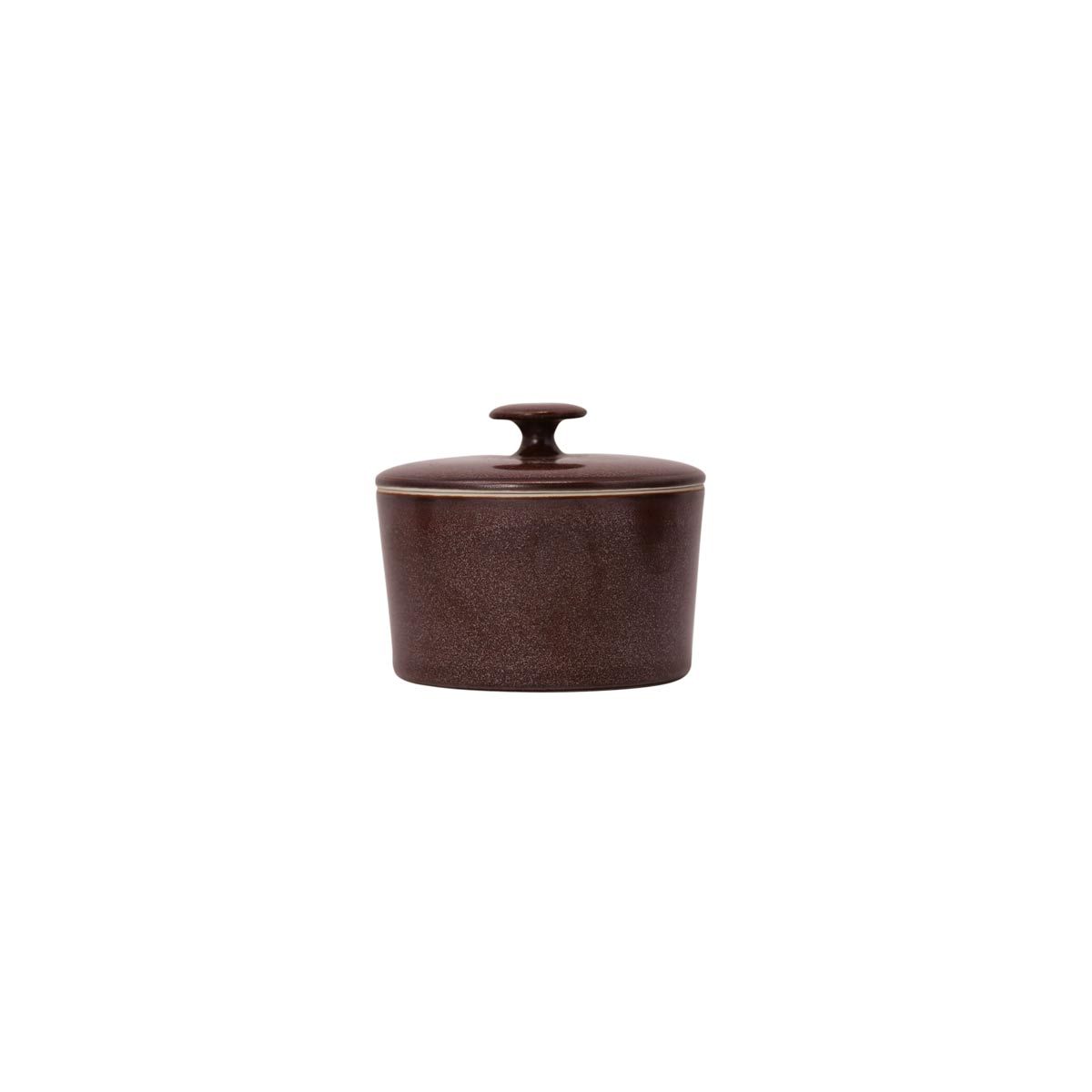 RED GRANITE - Sugar bowl