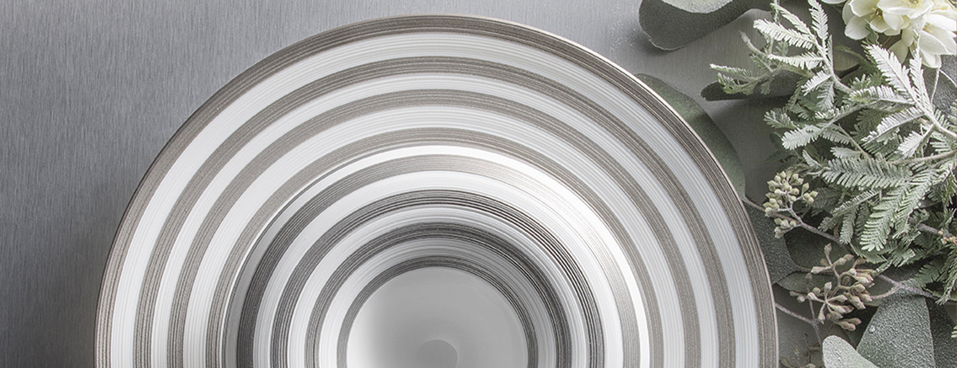 Hémisphère Rayé Platine