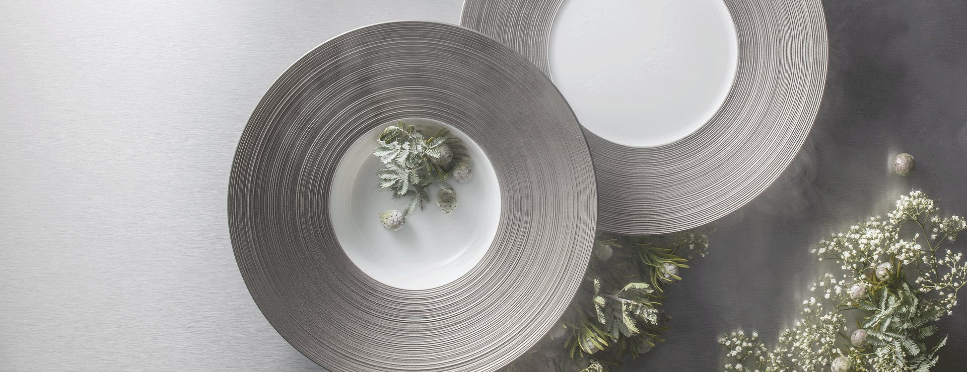 JL Coquet Hémisphère Platinum Collection d'Assiettes | Mohd Shop JL Coquet Hémisphère Platinum Collection d'Assiettes | Mohd Shop