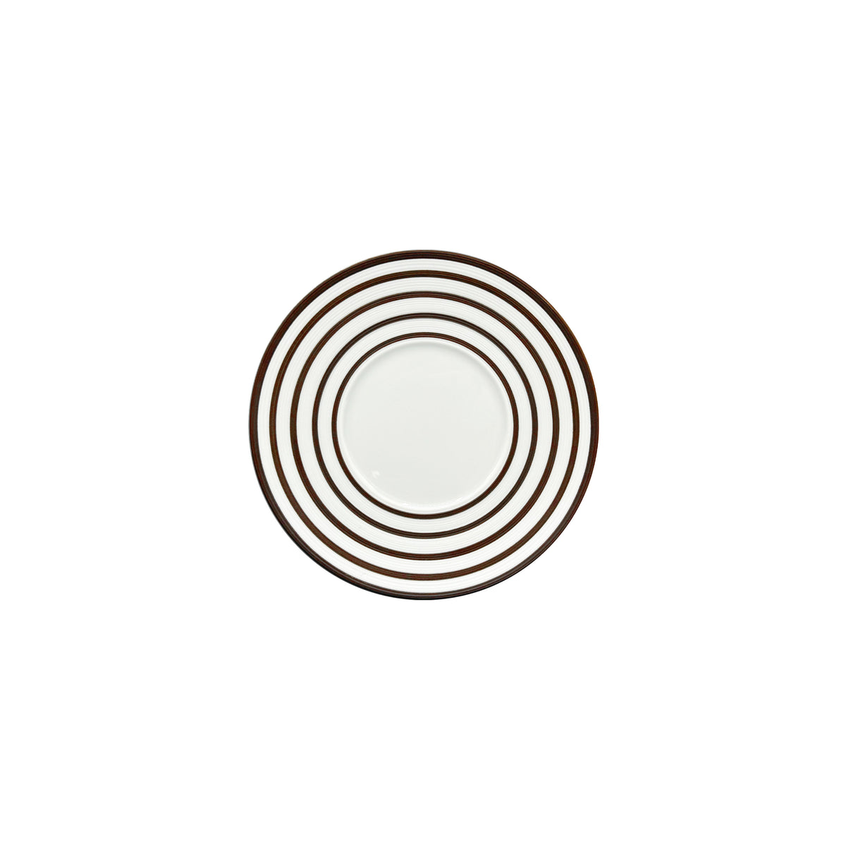 HEMISPHERE Rayé Sépia - Assiette à pain