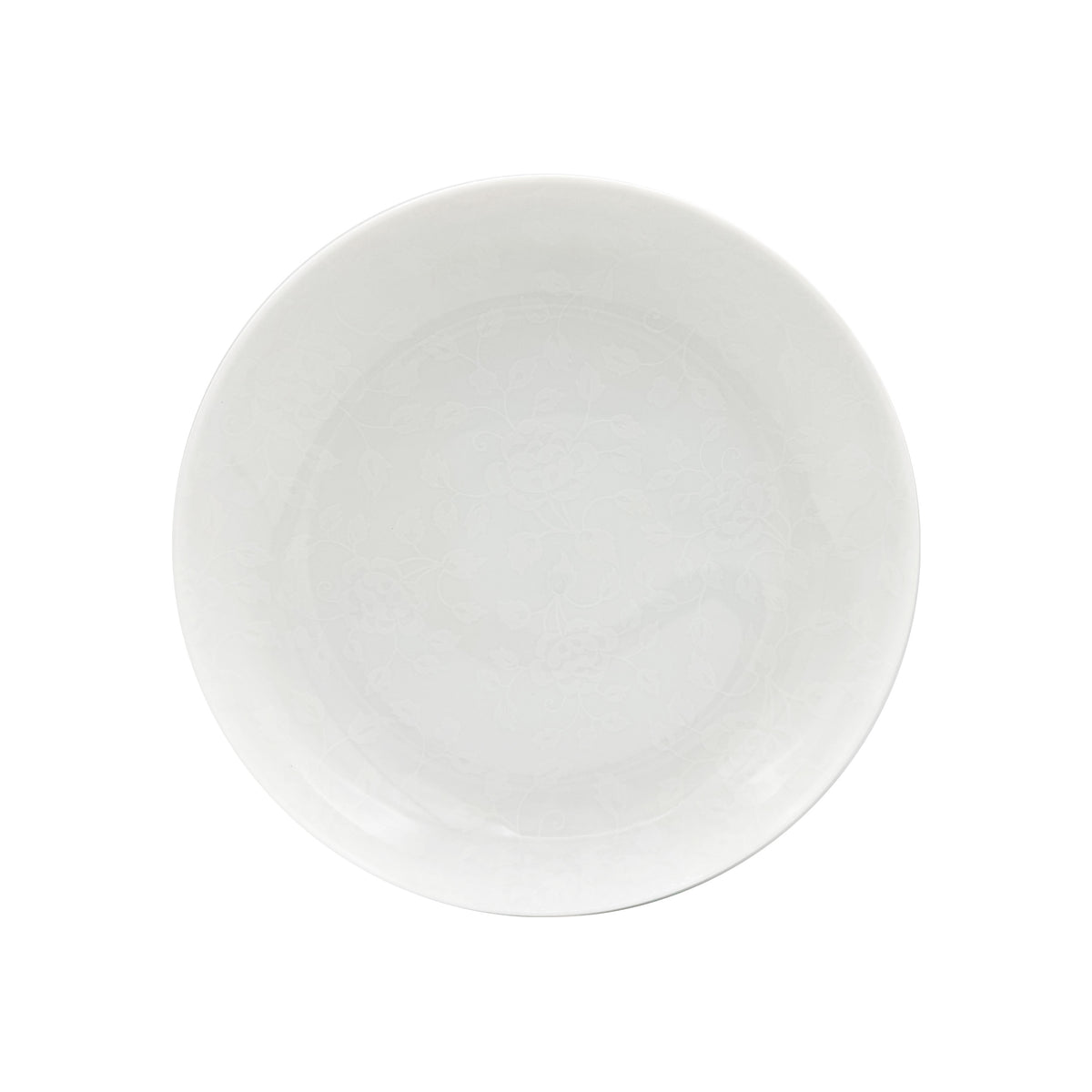 CHARDONS Blanc sur blanc - Assiette à pâtes MM