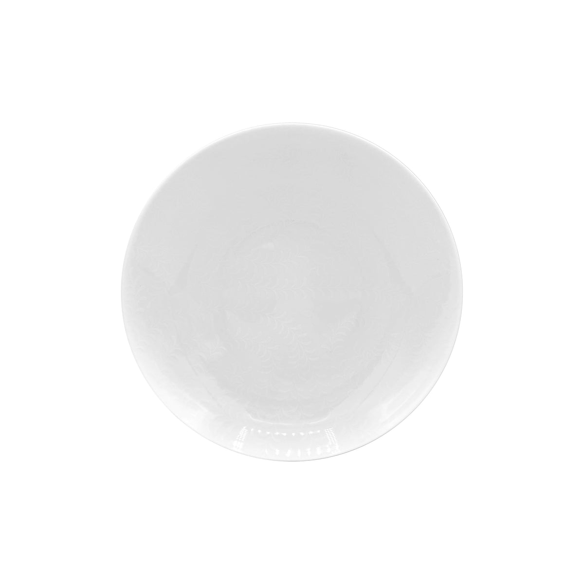 ARJUNA Blanc sur blanc - Assiette à pâtes PM