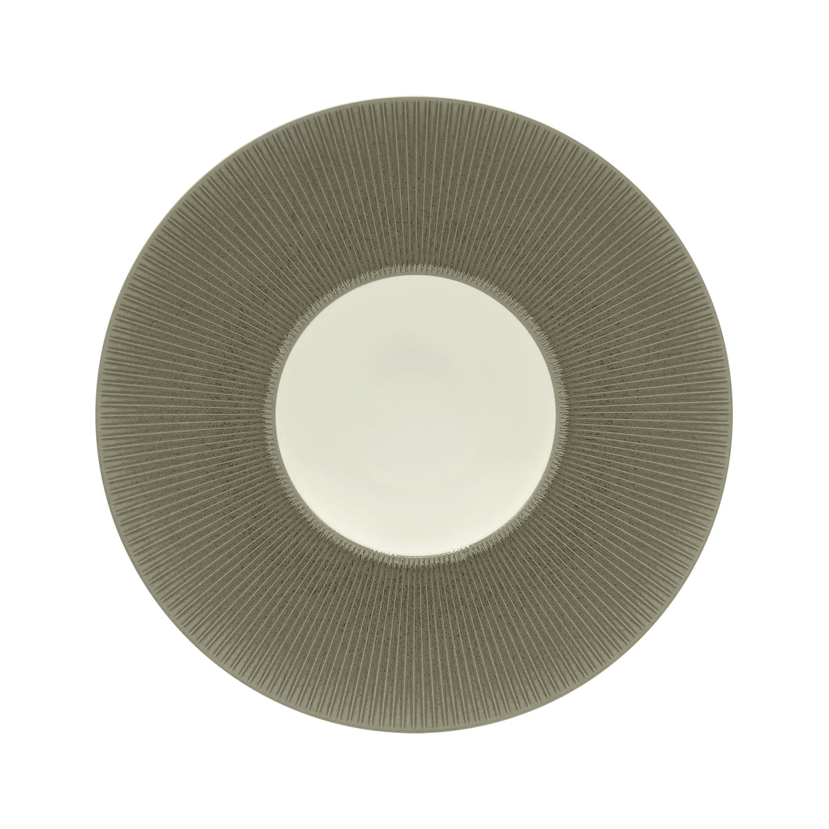 TODRA Gris - Assiette creuse à aile GM, Boléro