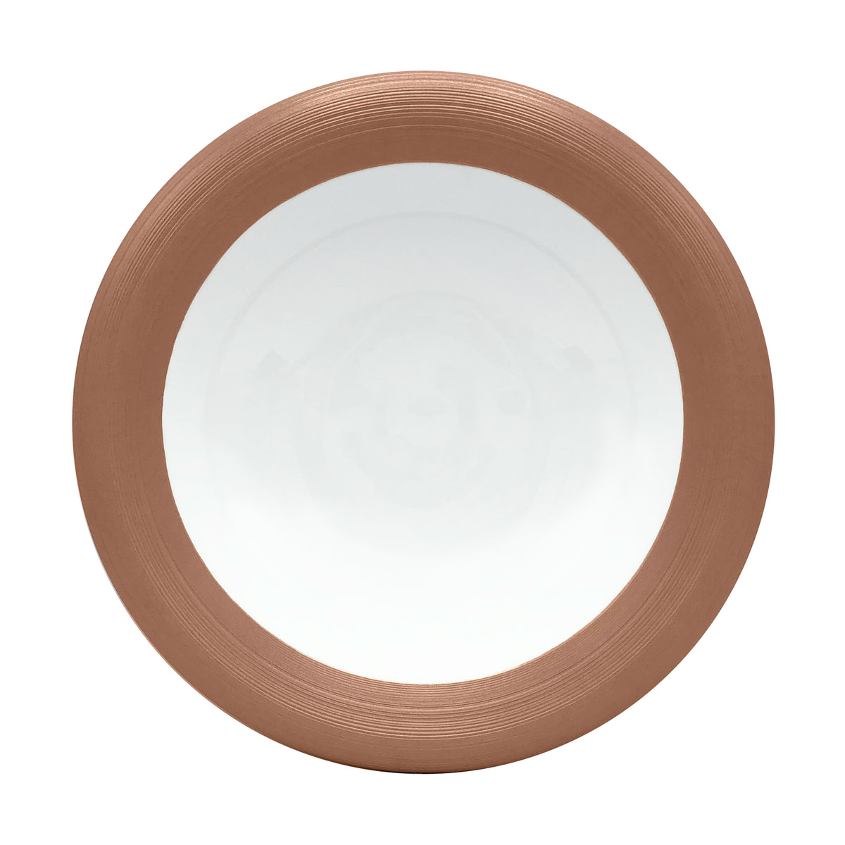HEMISPHERE Rose Métallique - Assiette creuse Bubble