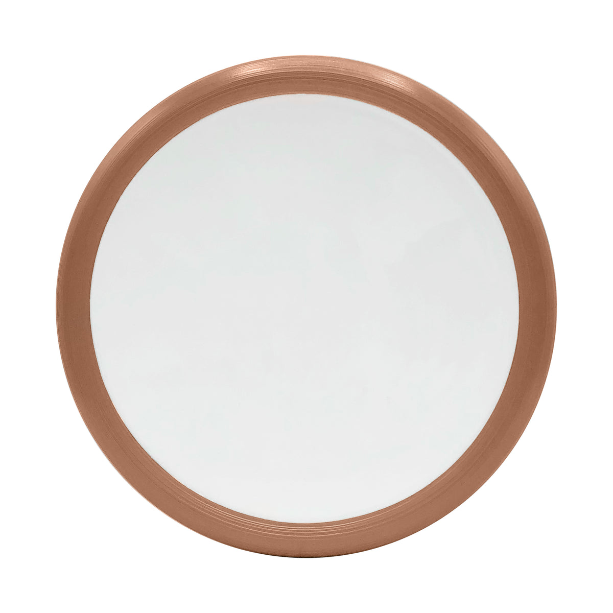 HEMISPHERE Rose Métallique - Assiette plate Bubble