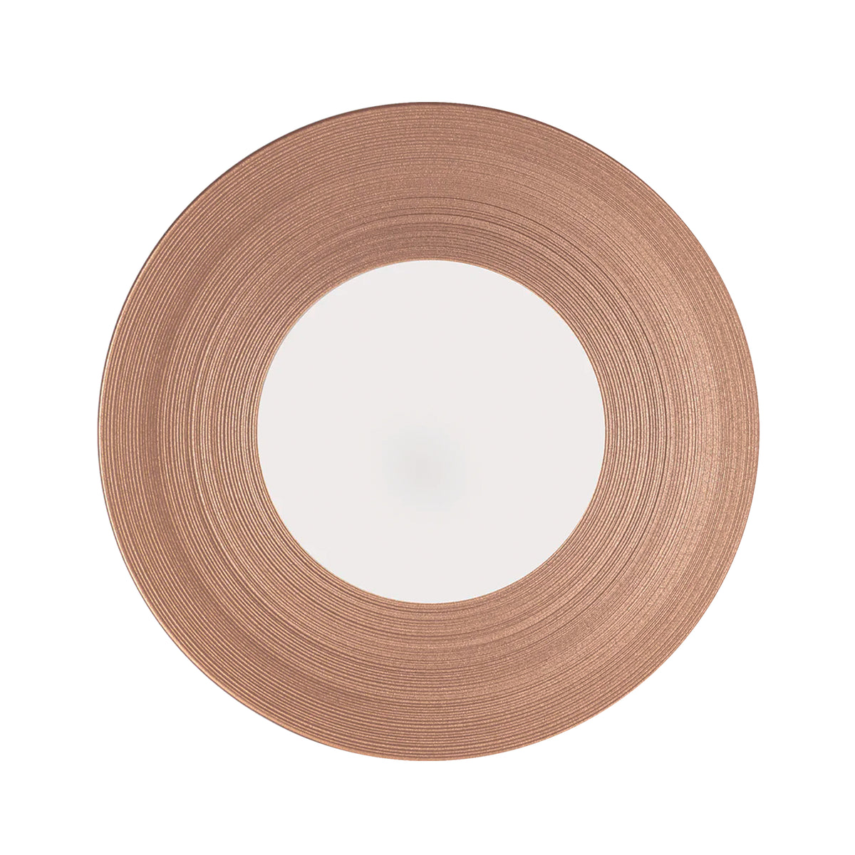 HEMISPHERE Rose Métallique - Assiette plate