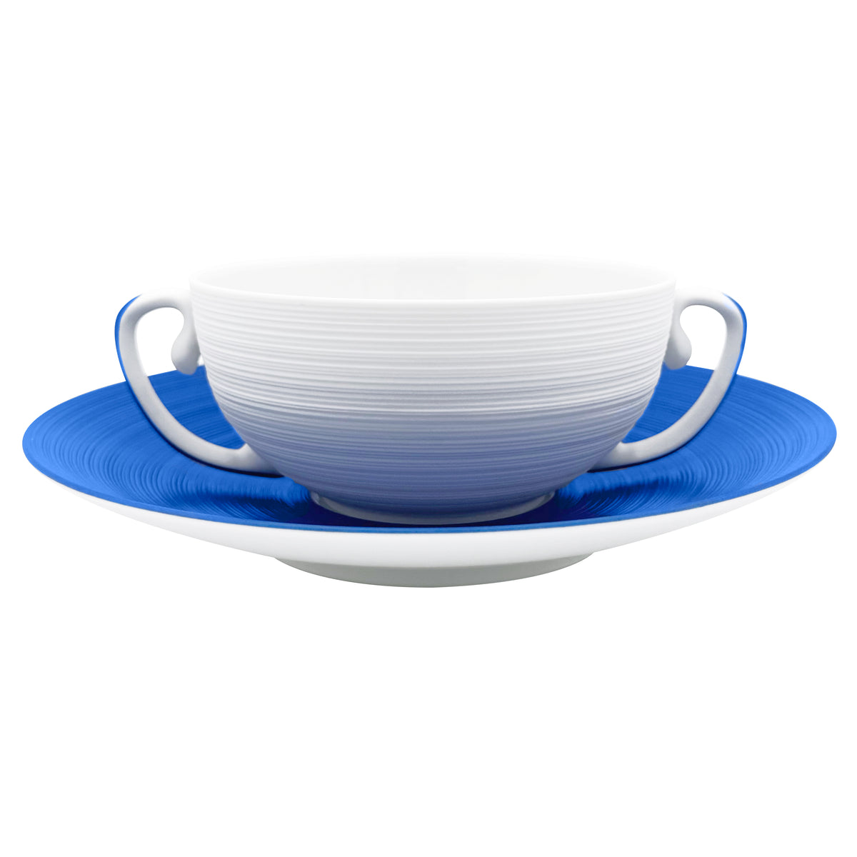 HEMISPHERE Bleu Roi - Bol bouillon & soucoupe